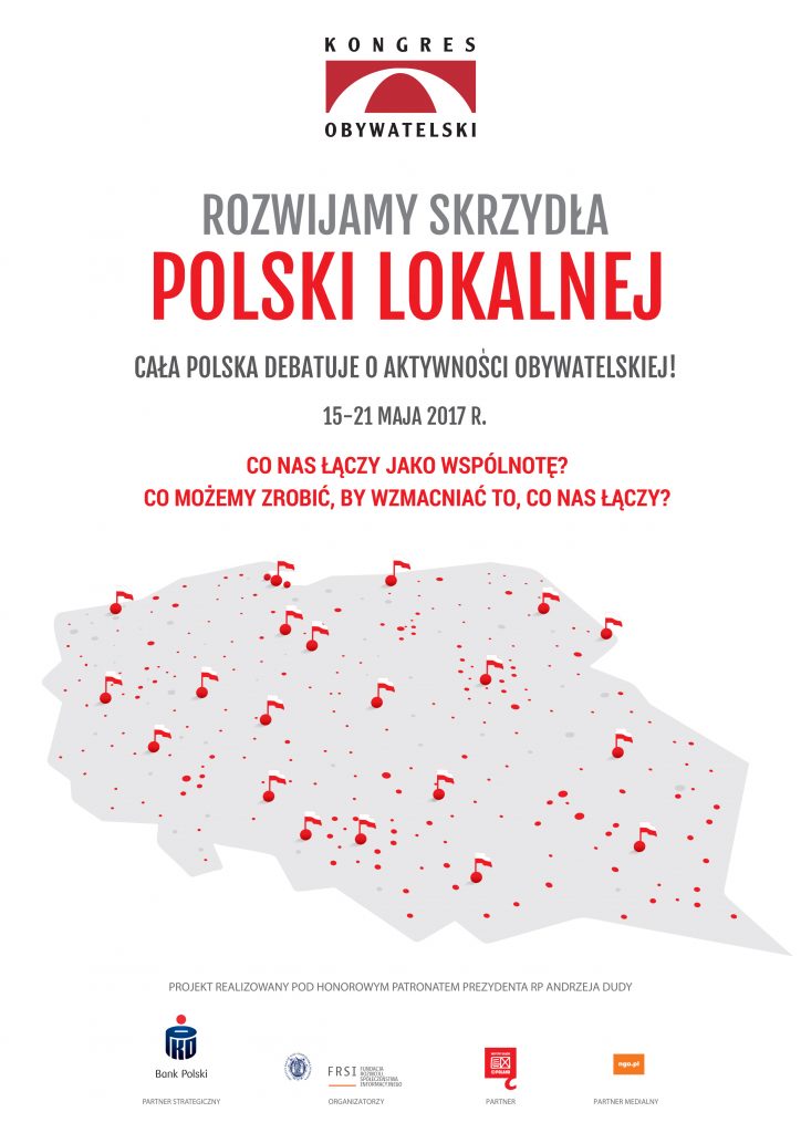 plakat Rozwijamy Skrzydła Polski Lokalnej