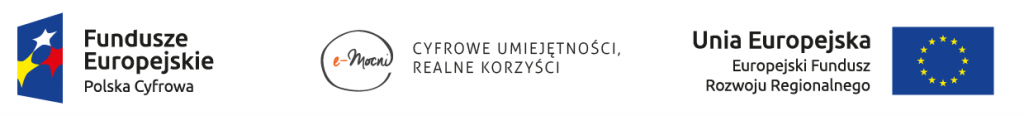 e-Mocni: informacja o współfinansowaniu projektu ze środków Unii Europejskiej